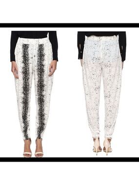 Beautiful stories snake print pants size medium